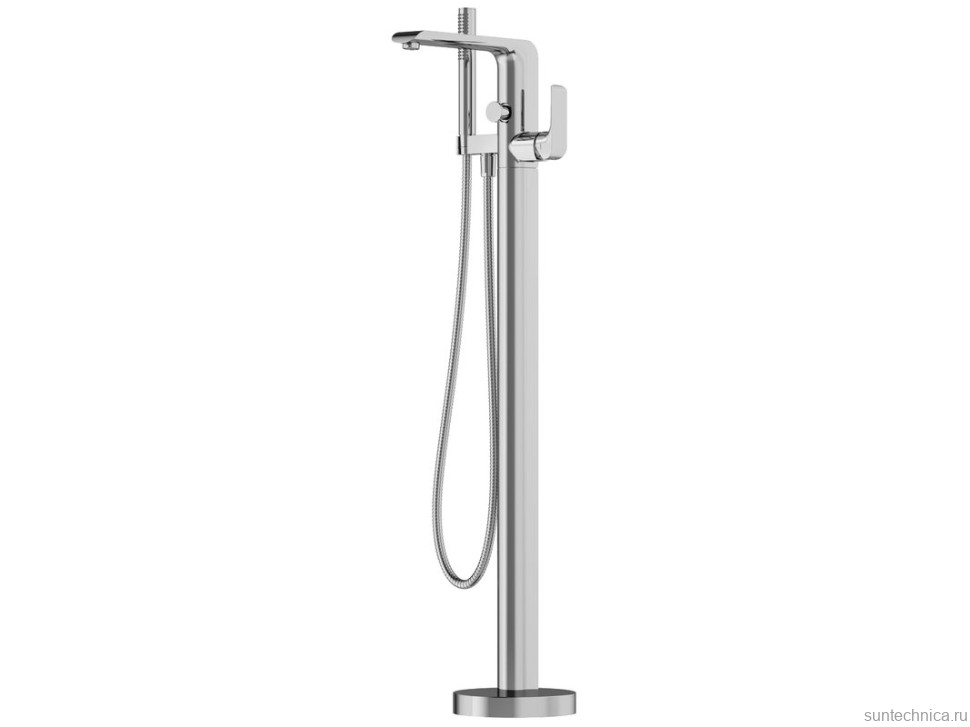 Напольный смеситель для ванны с душем Ravak Flat FL 080.00CR хром