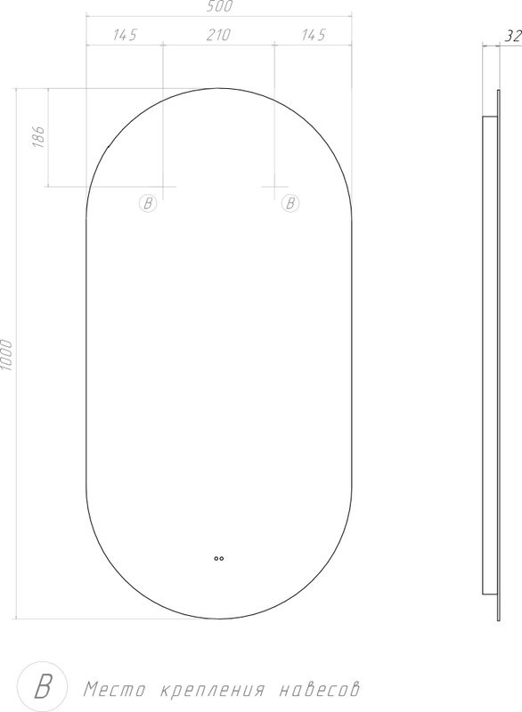 Мебель для ванной комнаты Velvex Orlando 60 напольная, 2 ящика, графит