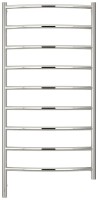 Полотенцесушитель электрический Сунержа Галант 3.1 00-6000-1260 130x65 см, подключение слева, без покрытия, лесенка