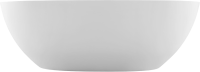 Ванна из искусственного камня Allen Brau Krion Oval 170x80 см, отдельностоящая, матовая белая, овальная, со сливом-переливом