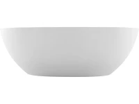 Ванна из искусственного камня Allen Brau Krion Oval 170x80 см, отдельностоящая, матовая белая, овальная, со сливом-переливом