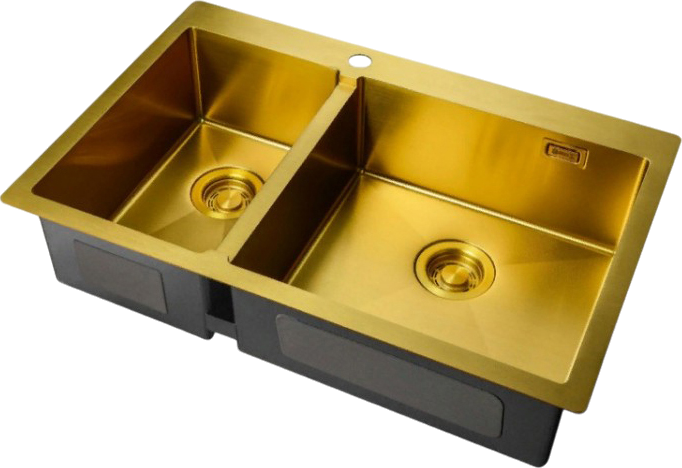 Мойка кухонная Zorg Light ZL R 780-2-510-R BRONZE
