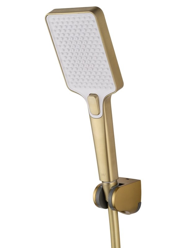 Смеситель с длинным изливом для ванны Wonzon & Woghand Flex WW-639906-BG брашированное золото