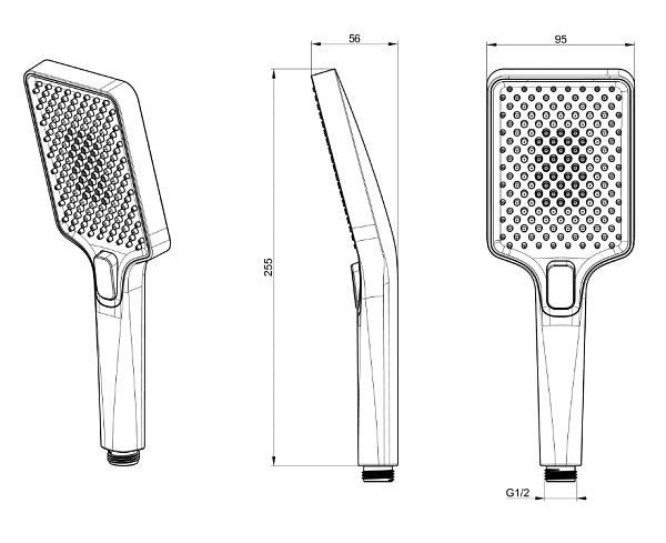 Смеситель с длинным изливом для ванны Wonzon & Woghand Flex WW-639906-BG брашированное золото