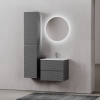 Тумба с раковиной Sancos Folk 60 grey soft