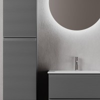 Тумба с раковиной Sancos Folk 60 grey soft