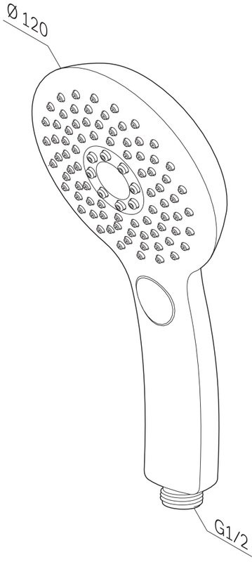 Душевая лейка AM.PM Inspire V2.0 F0250A000