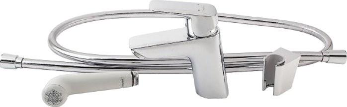 Смеситель для раковины Hansgrohe Logis 71290000 с гигиеническим душем