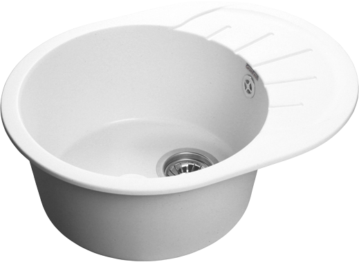 Мойка кухонная GranFest Rondo GF-R580L иней