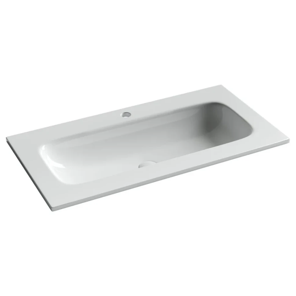 Тумба с раковиной Sancos Snob R 90 подвесная, doha soft, раковина СN7019
