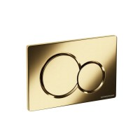 Кнопка смыва для унитаза Ceramicanova пластик, цвет брашированное золото