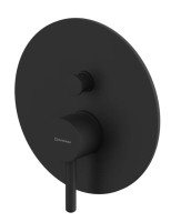 Душевой комплект WHITECROSS Y YSET04BASICBL С ВНУТРЕННЕЙ ЧАСТЬЮ, черный матовый