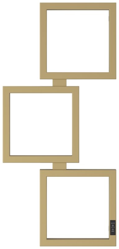 Полотенцесушитель электрический Сунержа Этюд ES 32-0847-1050 105x50 см, подключение справа, золотой шелк