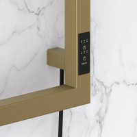 Полотенцесушитель электрический Сунержа Этюд ES 32-0847-1050 105x50 см, подключение справа, золотой шелк