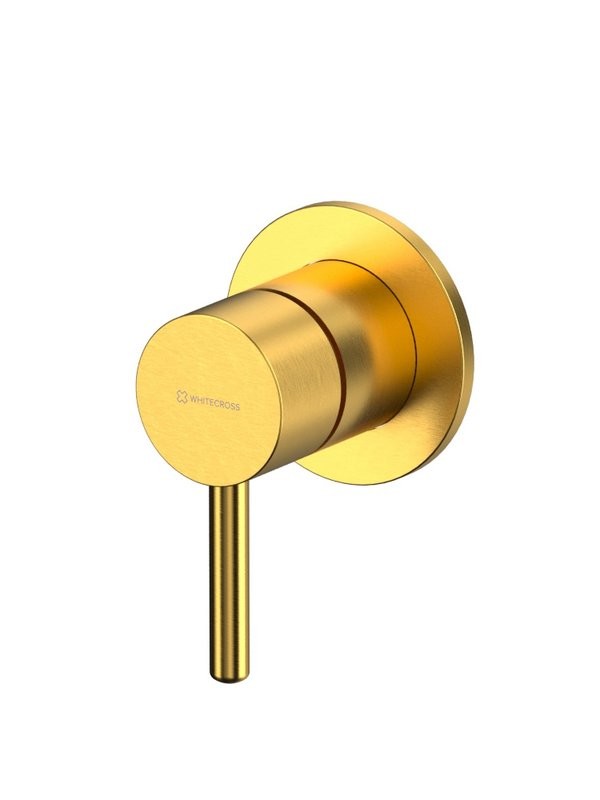 Встраиваемый смеситель для душа и ванны WHITECROSS 2-Y1241GLB С ВНУТРЕННЕЙ ЧАСТЬЮ, брашированное золото