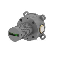 Встраиваемый смеситель для душа и ванны WHITECROSS 2-Y1241GLB С ВНУТРЕННЕЙ ЧАСТЬЮ, брашированное золото