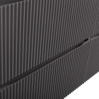 Тумба с раковиной BelBagno Uno 120 подвесная, 4 ящика, матовая темно-серая