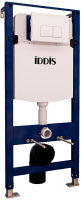 Система инсталляции для унитазов IDDIS Optima Home OPH0000i32K с кнопкой смыва, белая