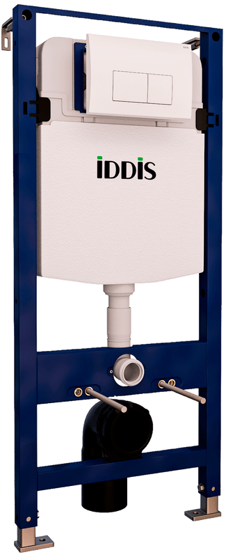 Система инсталляции для унитазов IDDIS Optima Home OPH0000i32K с кнопкой смыва, белая