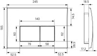 Система инсталляции для унитазов IDDIS Optima Home OPH0000i32K с кнопкой смыва, белая
