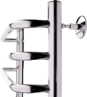 Полотенцесушитель электрический Indigo Brace Lux LCBLE70-40Rt серебристый