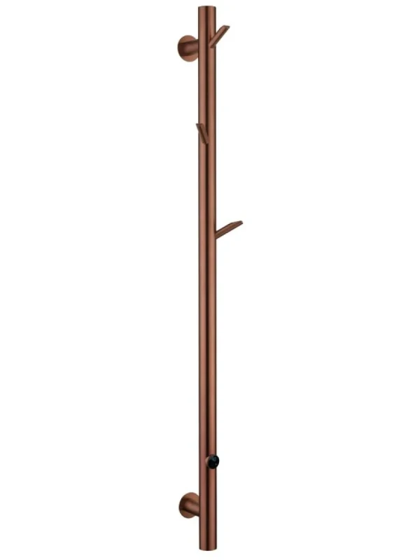Полотенцесушитель электрический Boheme Oak 724-50-CB 150x5 см, copper brushed, I-образный, из стали