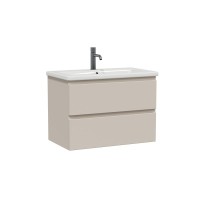 Тумба с раковиной SanStar Riana 70 подвесная, cappuccino, раковина Como 70