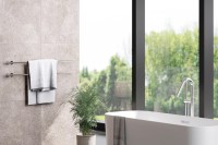 Полотенцесушитель электрический Сунержа Идиллия Plus 1000 5x110 см, скрытое подключение, хром, I-образный