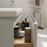 Мебель для ванной комнаты SanStar Riana 70 подвесная, grey, раковина Como 70