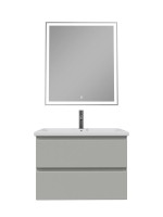 Мебель для ванной комнаты SanStar Riana 70 подвесная, grey, раковина Como 70