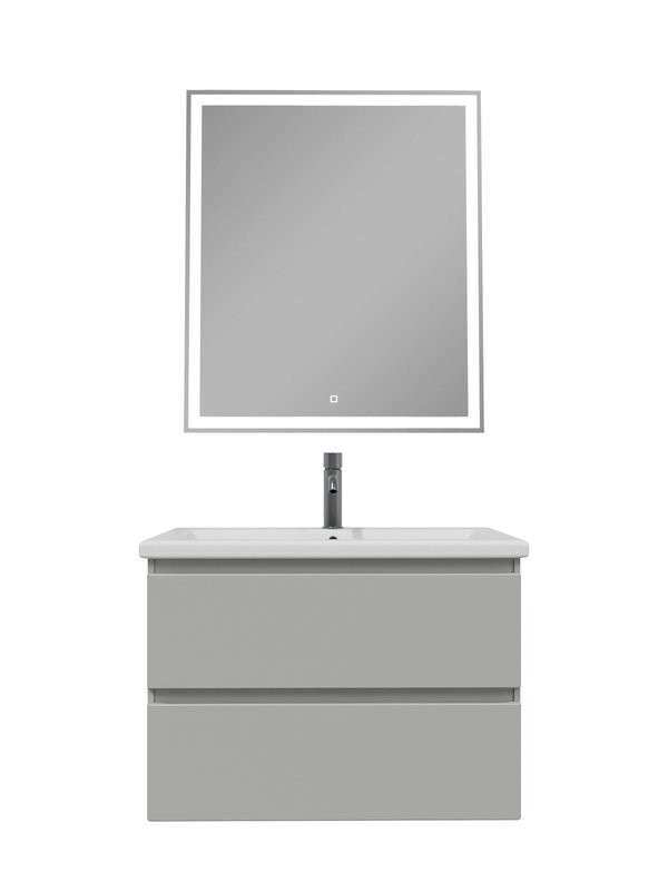 Мебель для ванной комнаты SanStar Riana 70 подвесная, grey, раковина Como 70