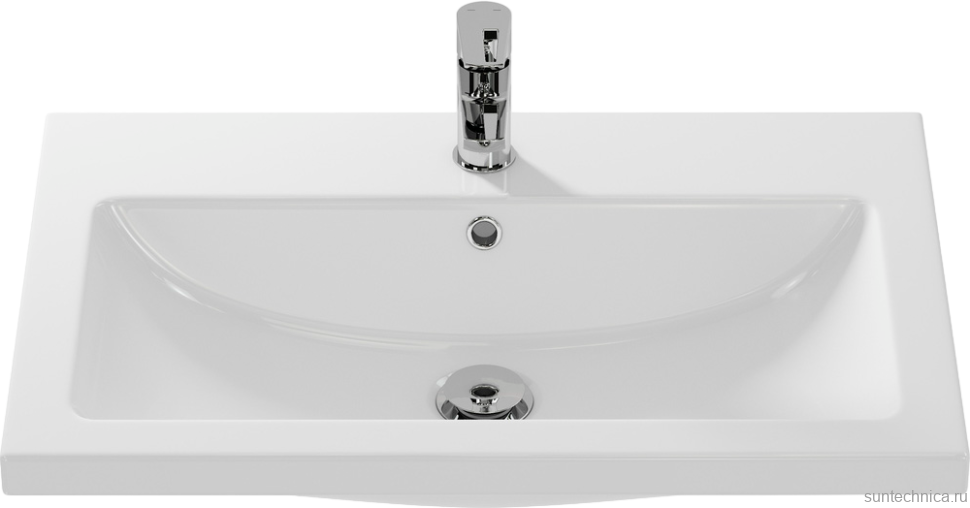 Мебель для ванной комнаты SanStar Riana 70 подвесная, grey, раковина Como 70