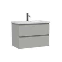 Мебель для ванной комнаты SanStar Riana 70 подвесная, grey, раковина Como 70