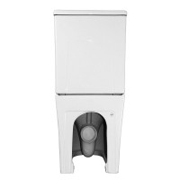 Унитаз-компакт напольный AZARIO Conto AZ-T005BR глянцевый белый