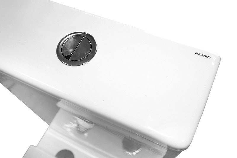 Унитаз-компакт напольный AZARIO Conto AZ-T005BR глянцевый белый