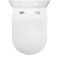 Унитаз-компакт напольный AZARIO Conto AZ-T005BR глянцевый белый