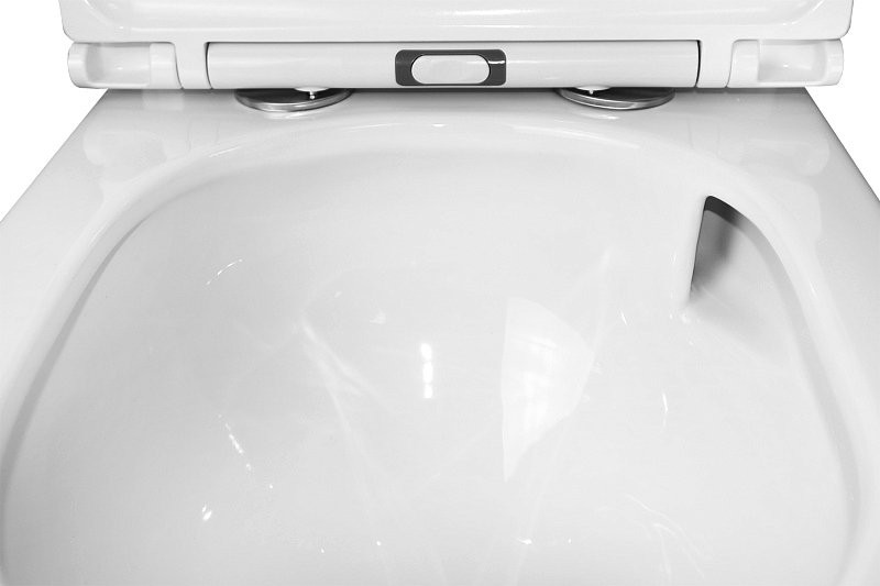 Унитаз-компакт напольный AZARIO Conto AZ-T005BR глянцевый белый