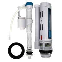 Унитаз-компакт напольный AZARIO Conto AZ-T005BR глянцевый белый