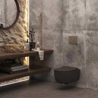 Система инсталляции для унитазов Berges Novum O2 с кнопкой смыва, матовый хром