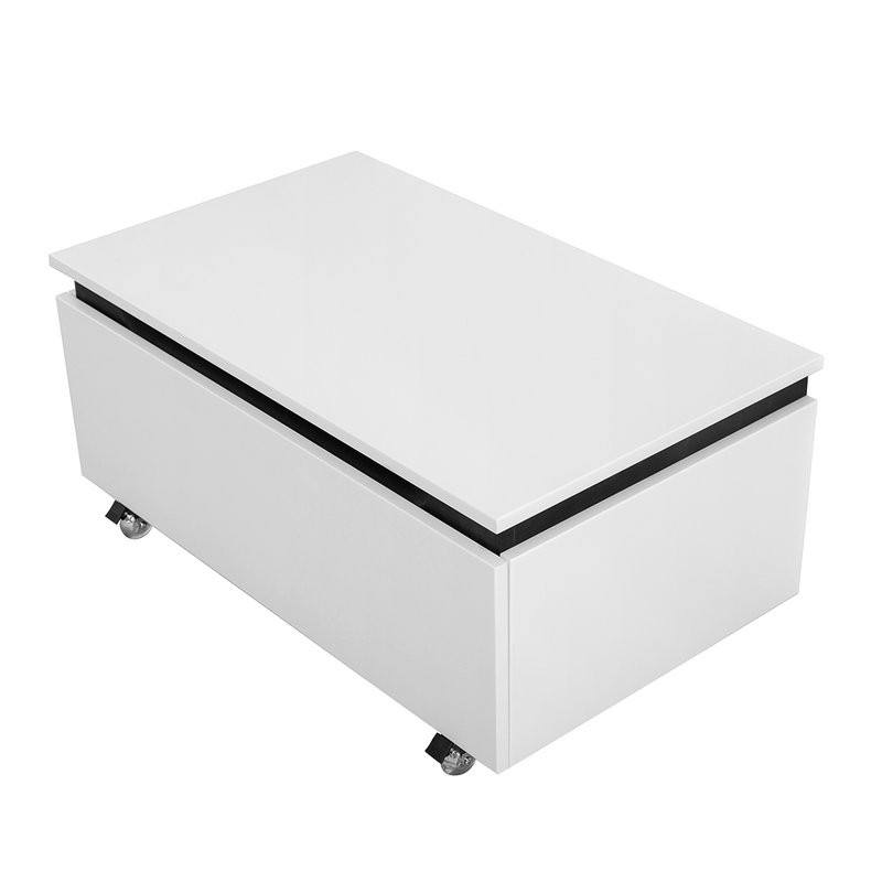 Тумба под раковину Cezares Slider 80 подвесная, 2 ящика, Bianco Opaco