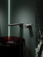 Смеситель для раковины Vincea Domus VBFW-5DM01GM С ВНУТРЕННЕЙ ЧАСТЬЮ, вороненая сталь