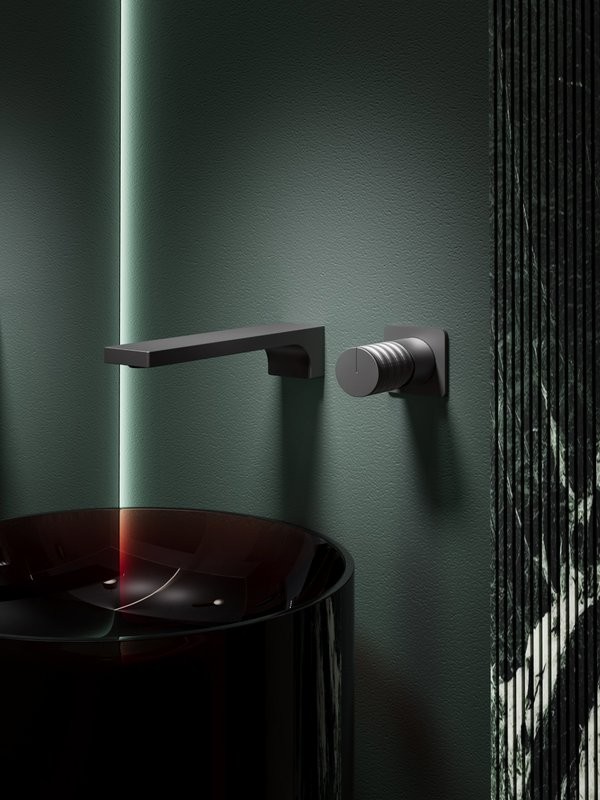 Смеситель для раковины Vincea Domus VBFW-5DM01GM С ВНУТРЕННЕЙ ЧАСТЬЮ, вороненая сталь