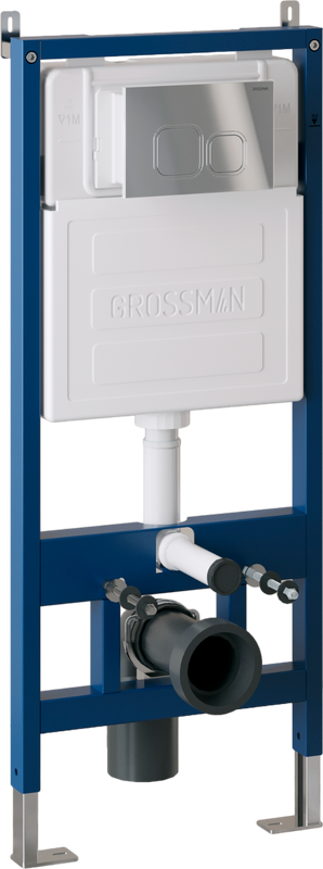 Кнопка смыва Grossman Cosmo хром