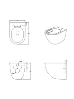 Унитаз подвесной AQUATEK Гелиос AQ1993T-00