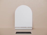 Унитаз подвесной Ceramicanova Noe, смыв торнадо 3.0, сиденье микролифт, белый, CN4011T