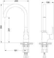 Смеситель для кухни Lemark Evitta LM0505C