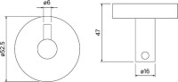 Крючок IDDIS Sena SENSS10i41 одинарный