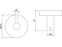 Крючок IDDIS Sena SENSS10i41 одинарный Крючок IDDIS Sena SENSS10i41 одинарный