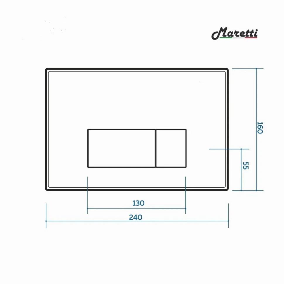 Комплект Maretti 3 в 1: унитаз UM10PBM76-844, инсталляция AC11P5211, кнопка AC12UM-015
