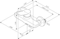 Смеситель для душа AM.PM X-Joy F85A20000